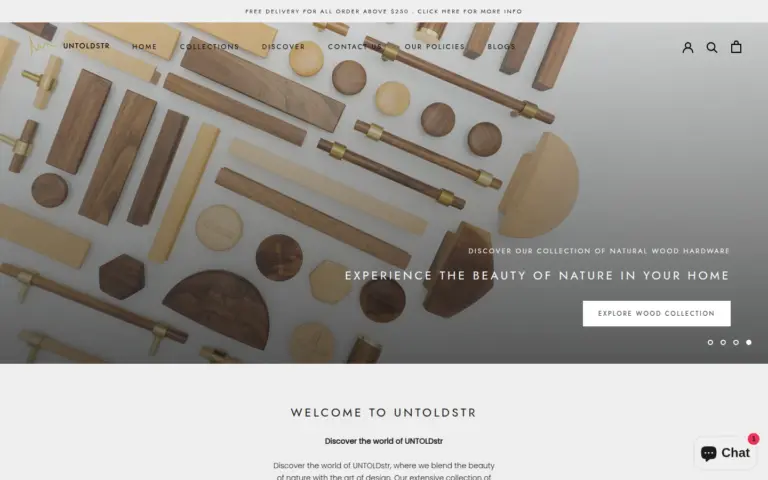Untoldstr online store homepage — SEO and PPC by Total Web Solutions