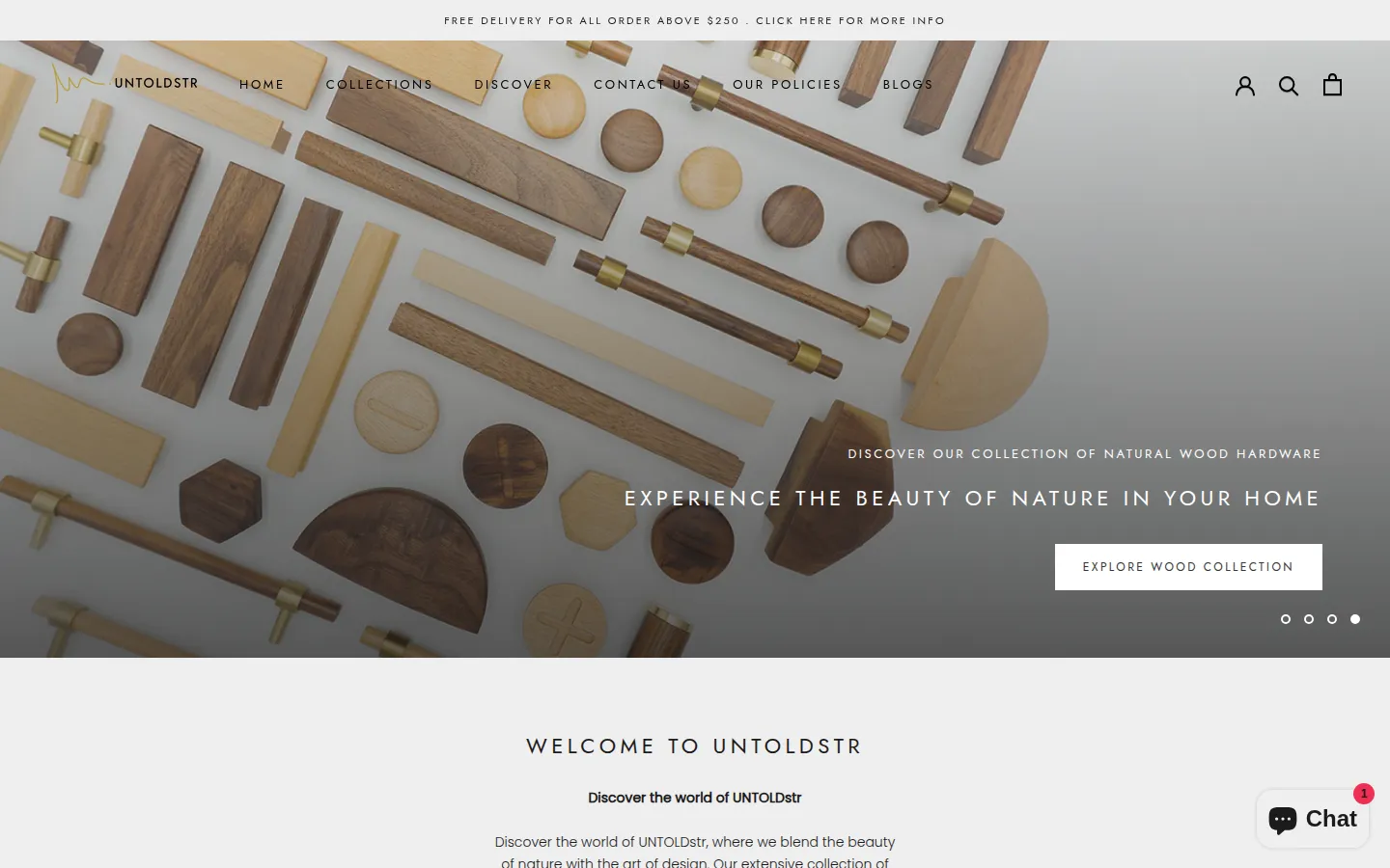 Untoldstr online store homepage — SEO and PPC by Total Web Solutions